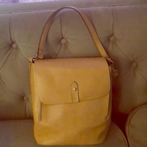 Gap faux leather shoulder bag/backpack